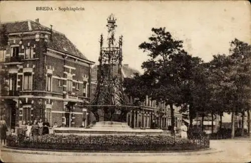 Ak Breda Nordbrabant Niederlande, Sophiaplein