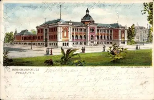 Litho Zwickau in Sachsen, Ingenieurschule