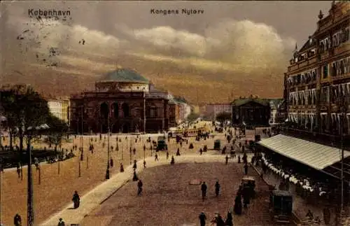 Ak København Kopenhagen Dänemark, Kongens Nytorv