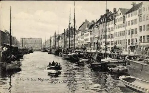 Ak København Kopenhagen Dänemark, Nyhavn