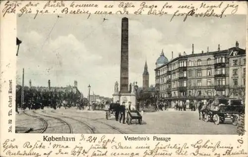 Ak København Kopenhagen Dänemark, Vesterbros Passage