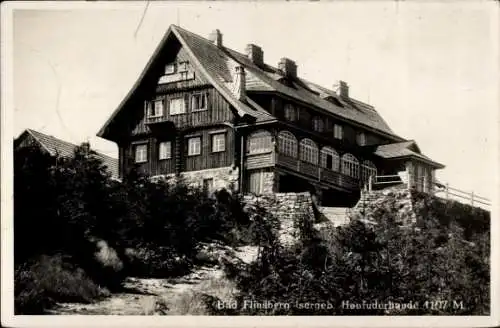 Ak Świeradów Zdrój Bad Flinsberg Isergebirge Schlesien, Heufuderbaude, Schronisko Na Stogu Izerskim