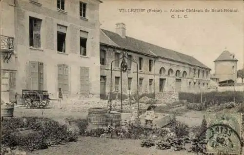 Ak Villejuif Val de Marne, Altes Schloss Saint-Roman