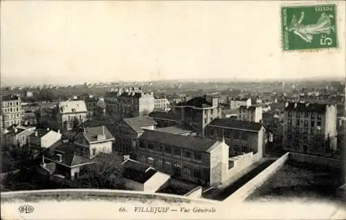 Ak Villejuif Val de Marne, Stadtansicht, allgemeine Ansicht, französische Postkarte