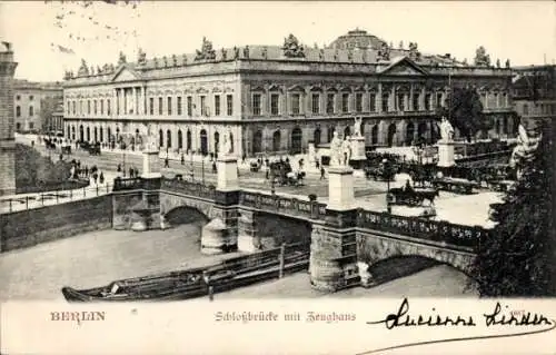 Ak Berlin Mitte, Schloßbrücke, Zeughaus