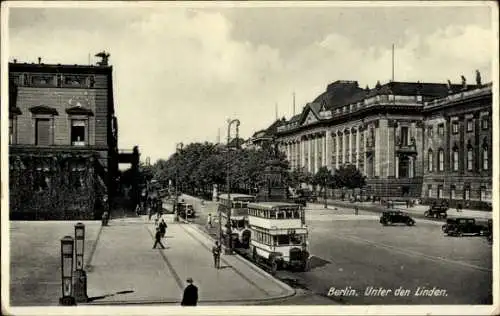 Ak Berlin Mitte, Straße Unter den Linden