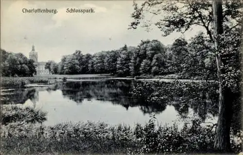 Ak Berlin Charlottenburg, Schlosspark