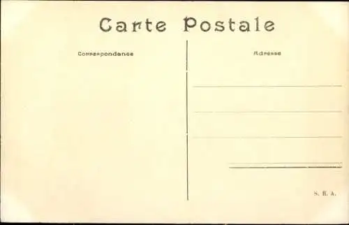 Ak Port Aviation, Gobron en plein vol, Biplan, Luftfahrtpionier