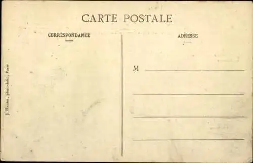 Ak Monoplan Blériot 11, Flugpionier