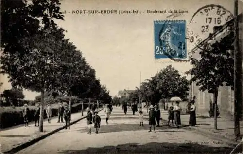 CPA Nord sur Erdre Loire Atlantique, Boulevard de la Gare