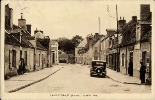 Ak Lailly en Val Loiret, Grande Rue