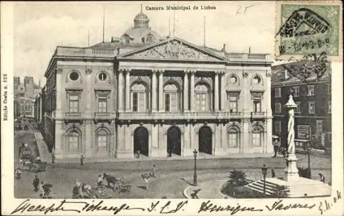 Ak Lisboa Lissabon Portugal, Rathaus von  Edição Costa n. 523,  Camara Municipal de Lisboa