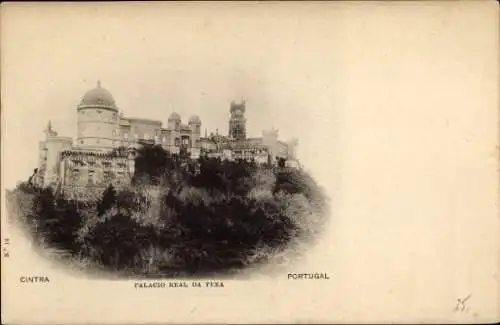 Ak Sintra Cintra Portugal, Palacio Real da Pena, Cintra, Schloss, Portugal