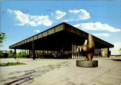 Ak Berlin Tiergarten, Neue Nationalgalerie