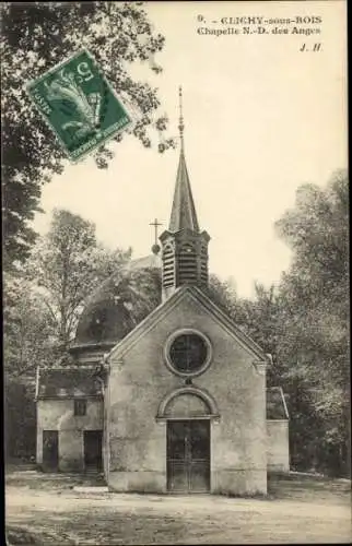CPA Clichy sous Bois Seine Saint Denis, Chapelle Notre Dame des Anges