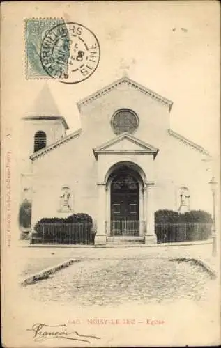 Ak Noisy le Sec Seine Saint Denis, Kirche