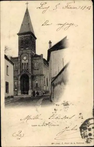 Ak Livry Seine Saint Denis, Kirche