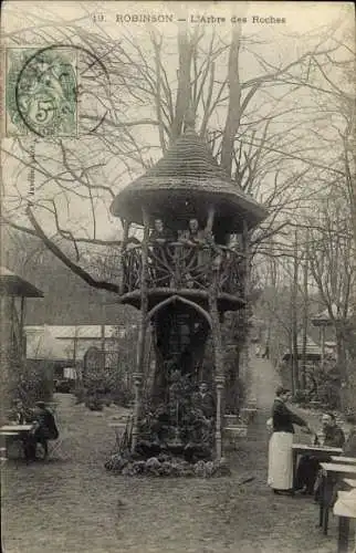 Ak Robinson Hauts de Seine, l'Arbre des Roches