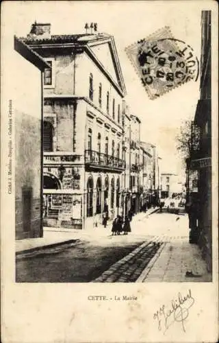 Ak Sète Cette Hérault, Stadtansicht, La Mairie,  Architektur, Straßenansicht