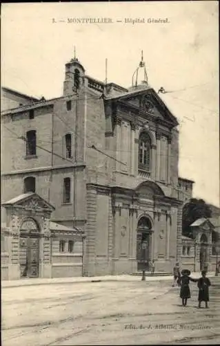 Ak Montpellier Hérault, Hôpital Général,  Architektur, kein Personenbild