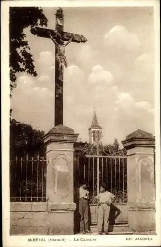 Ak Mireval Hérault, Calvaire