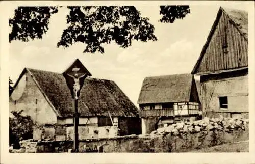 Ak Caseritz Crostwitz in der Oberlausitz, Wendisches Gut