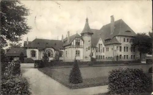 Ak Krefeld am Niederrhein, Stadtwaldhaus  Restaurant, Terrasse, Saal, Wasserpartien