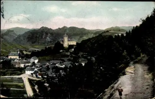 Ak Dernau an der Ahr, Kreuzberg, Panorama