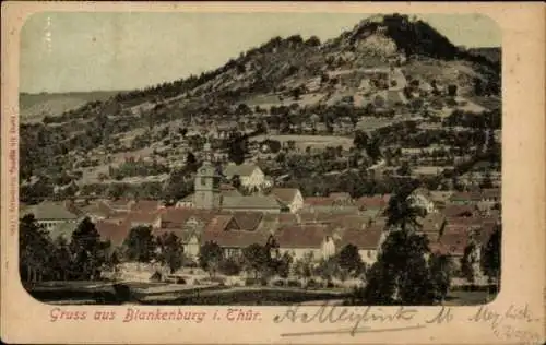 Ak Bad Blankenburg in Thüringen, Gesamtansicht