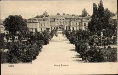 Ak Gotha in Thüringen,  Herzogl. Orangerie, Gartenanlage,  Architektur