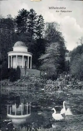 Ak Bad Wilhelmshöhe Kassel in Hessen, Am Tempelchen