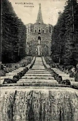 Ak Bad Wilhelmshöhe Kassel in Hessen, Kaskaden