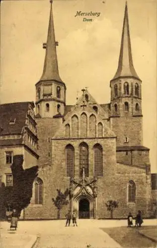 Ak Merseburg Sachsen, Blick auf den Merseburger Dom 