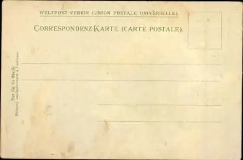 Ak Bad Cleve Kleve am Niederrhein, Aussichtsturm, umgeben von Bäumen, sehr farbenfrohe Darstellun