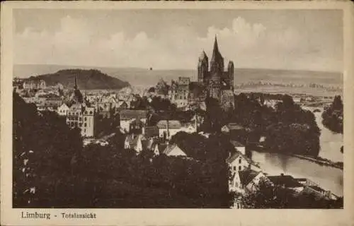 Ak Limburg an der Lahn, Totalansicht, Dom