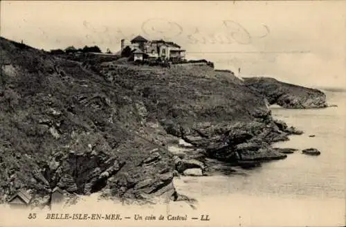 CPA Belle Isle en Terre Côtes-d'Armor, Un coin de Castoul