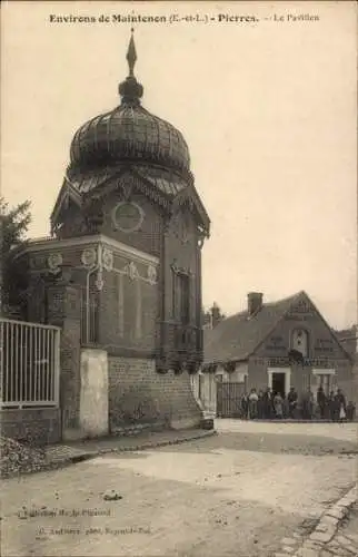 Ak Maintenon Eure et Loir, Pierres, Pavillon
