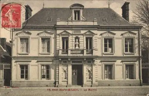 Ak Anet Eure et Loir, Vorderansicht eines Rathauses, Mairie von  französische Architektur