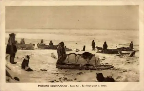 Ak Eskimomissionen, Aufbruch zur Jagd