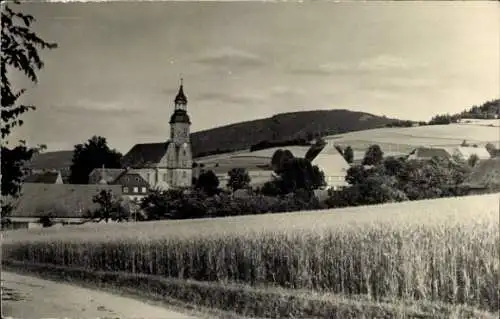 Ak Waltersdorf Großschönau Zittauer Gebirge, Kirche, Niederkretscham