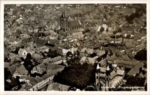 Ak Hildesheim in Niedersachsen, Fliegeraufnahme