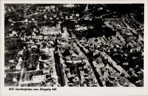 Ak Bad Frankenhausen am Kyffhäuser Thüringen, Luftbild von   Architektur, diverse Gebäude
