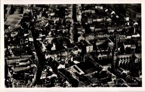 Ak Hagen in Westfalen, Innenstadt (Luftaufnahme)