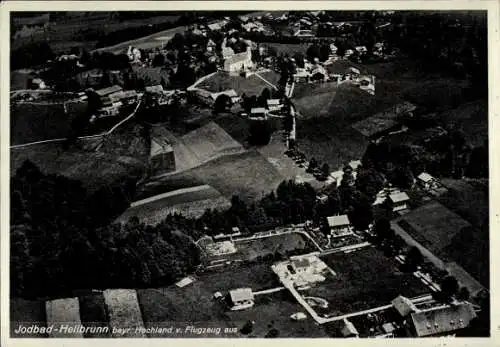 Ak Bad Heilbrunn in Oberbayern, Fliegeraufnahme