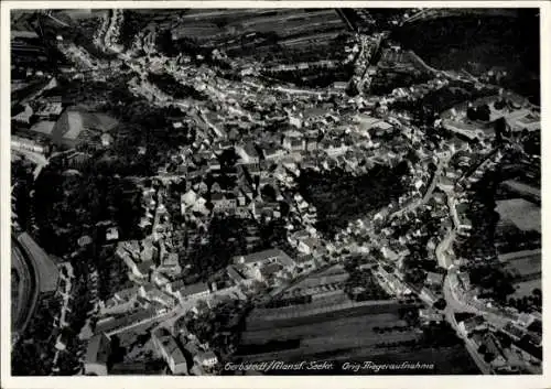Ak Gerbstedt im Harzvorland, Fliegeraufnahme