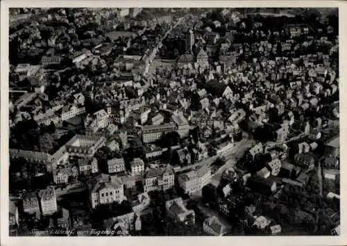 Ak Siegen in Westfalen, Totalansicht, Fliegeraufnahme