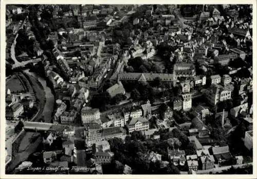Ak Siegen in Westfalen, Luftaufnahme von  Stadtansicht,  Gebäude