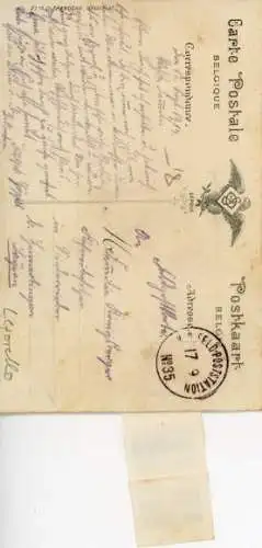 Leporello Ak Briefträger, Post, Brücke, Straße, Birken