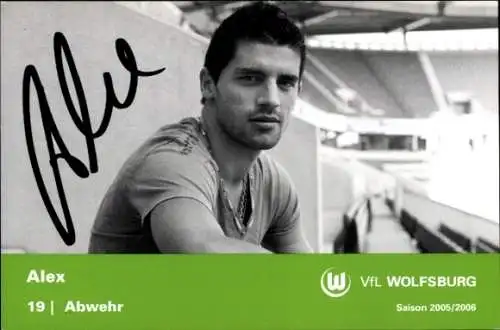 Autogrammkarte Fußballer Domingos Alexandre Martins da Costa, VfL Wolfsburg, Autogramm