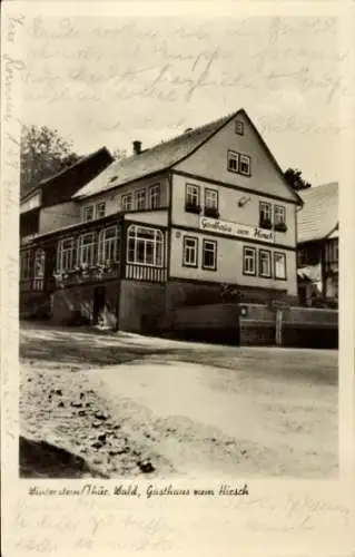 Ak Winterstein Waltershausen in Thüringen, Gasthaus zum Hirsch